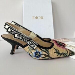 Authentic Brand New Dior J’adior Slingback kitten heels size 37.5